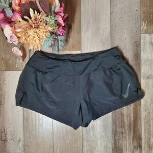 Nike Dri-Fit Eclipse Black Women's Size Medium 3" JDI Running Shorts Activewear